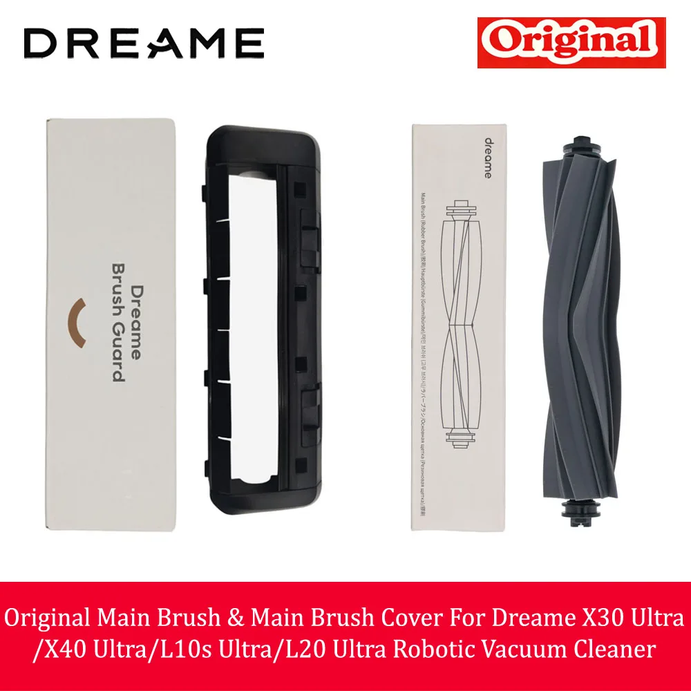 Originele hoofdborstelafdekking voor Dreame X30 Ultra/X40 Ultra/L10s Ultra/L20 Ultra robotstofzuiger rolborstelbeschermer