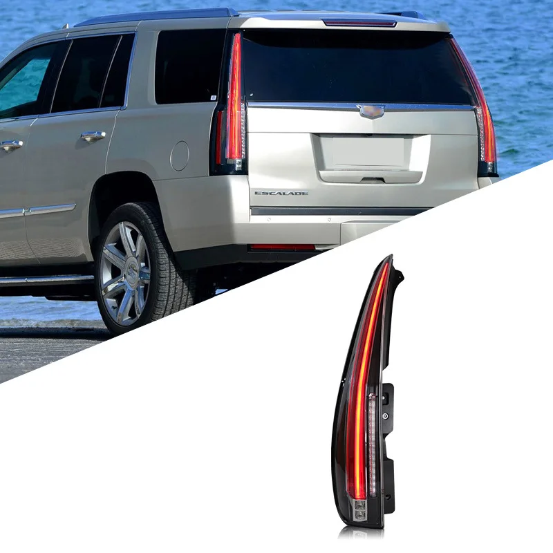 

Подходит для Cadillac 07-14 Escalade, задний фонарь в сборе, модифицированный светодиодный задний фонарь средней версии США в сборе