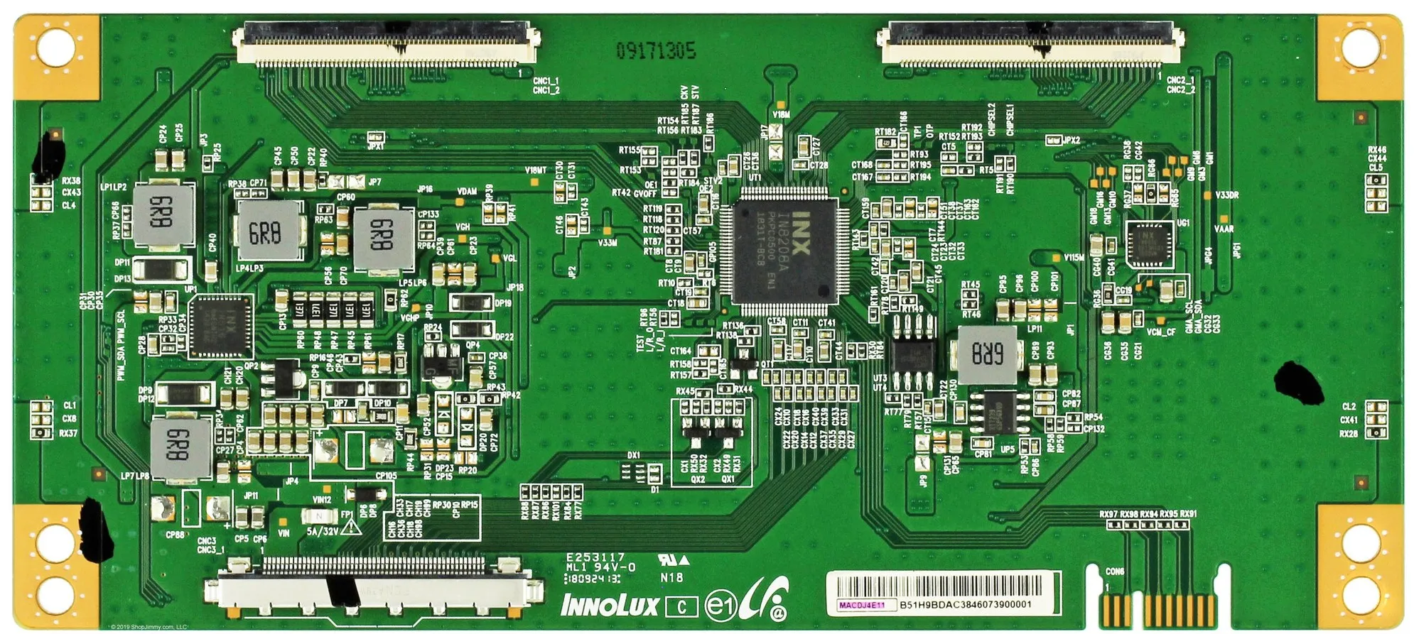 MACDJ4E11 T-con Board for Hisense 58R6E 58H6550E H58A6100 58Q7330U 58Q620U H58AE6000 U58G5500 58G2A TV 58'' 58 inch Logic Board