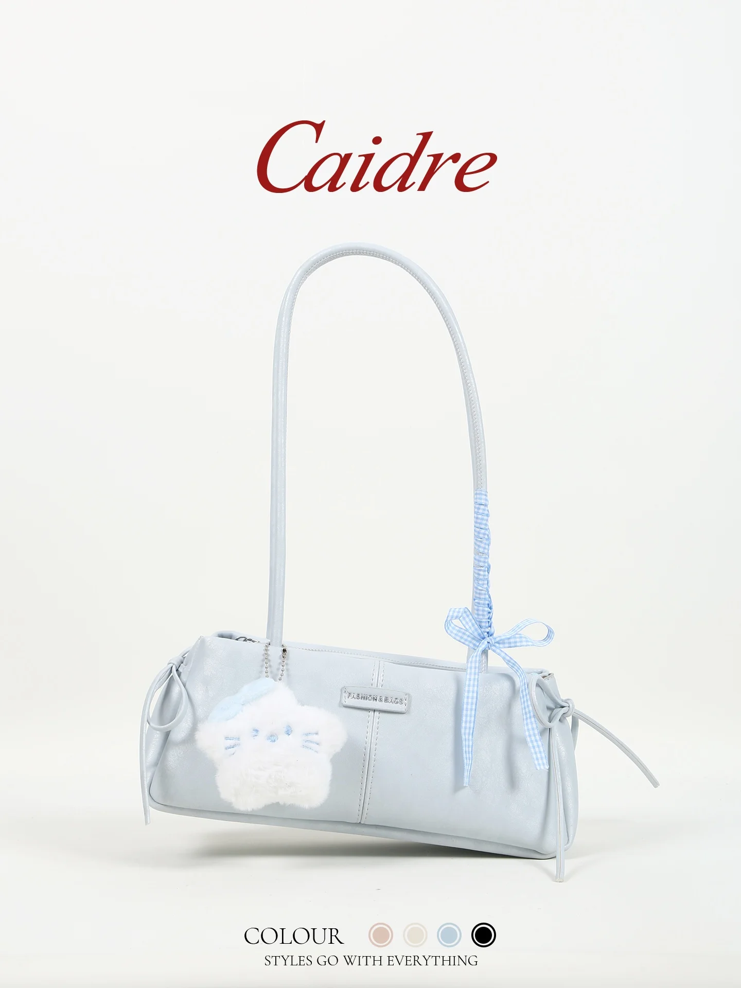 

Caidre Knot French Bread Bag Women's Birthday Gift Handheld Subarm Bag High Grade Single Shoulder Underarm Bag