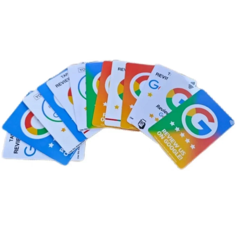 10pcs Electronic NFC Business Card Nfc Tag215/216 NFC Chip for Google Review Nfc Signage Tag Nfc Visit Card Design Free