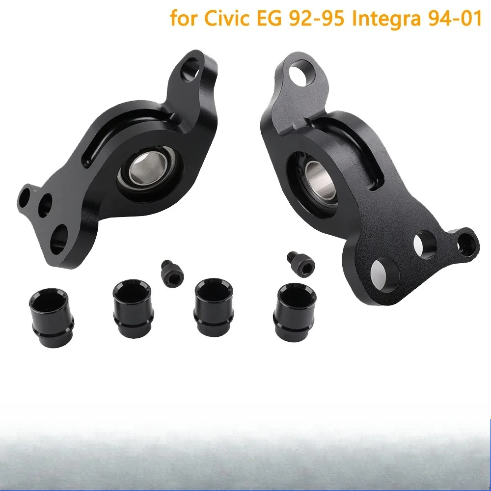 

Racing Billet Compliance Brackets Spherical Bearings Clear for Civic EG 92-95 Integra 94-01