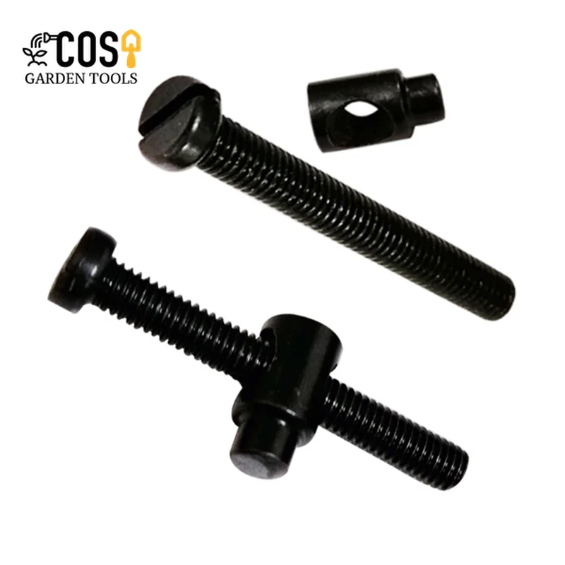 Ajustador de cadena de barra de 2 piezas, Kit de tornillos tensores para motosierra 405, 5016, accesorios de herramientas de jardín para motosierra, cortacésped