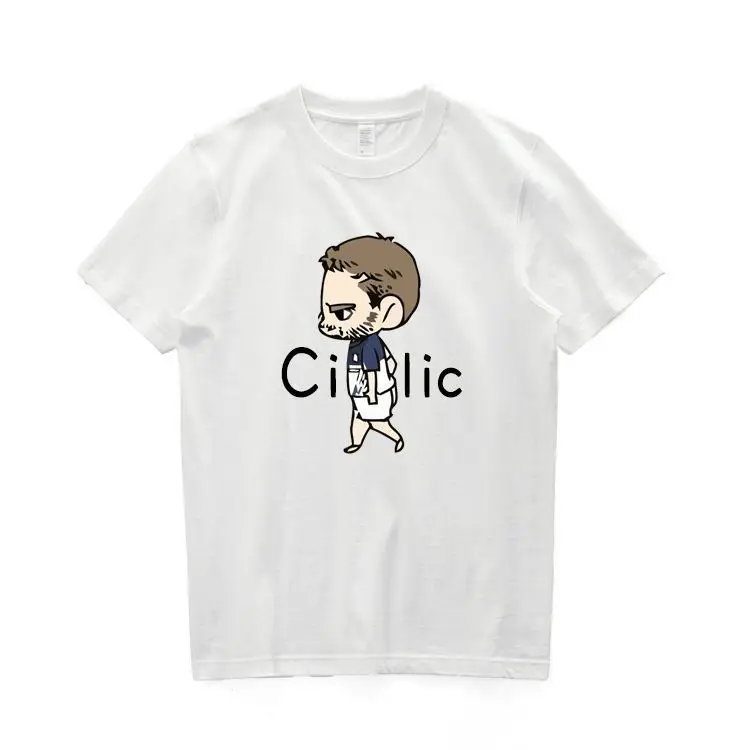 

Federer J Simple Fashion Non-mainstream Men's and Women's T-shirts Tennis T-shirts Cotton Printing Men's Short Sleeves