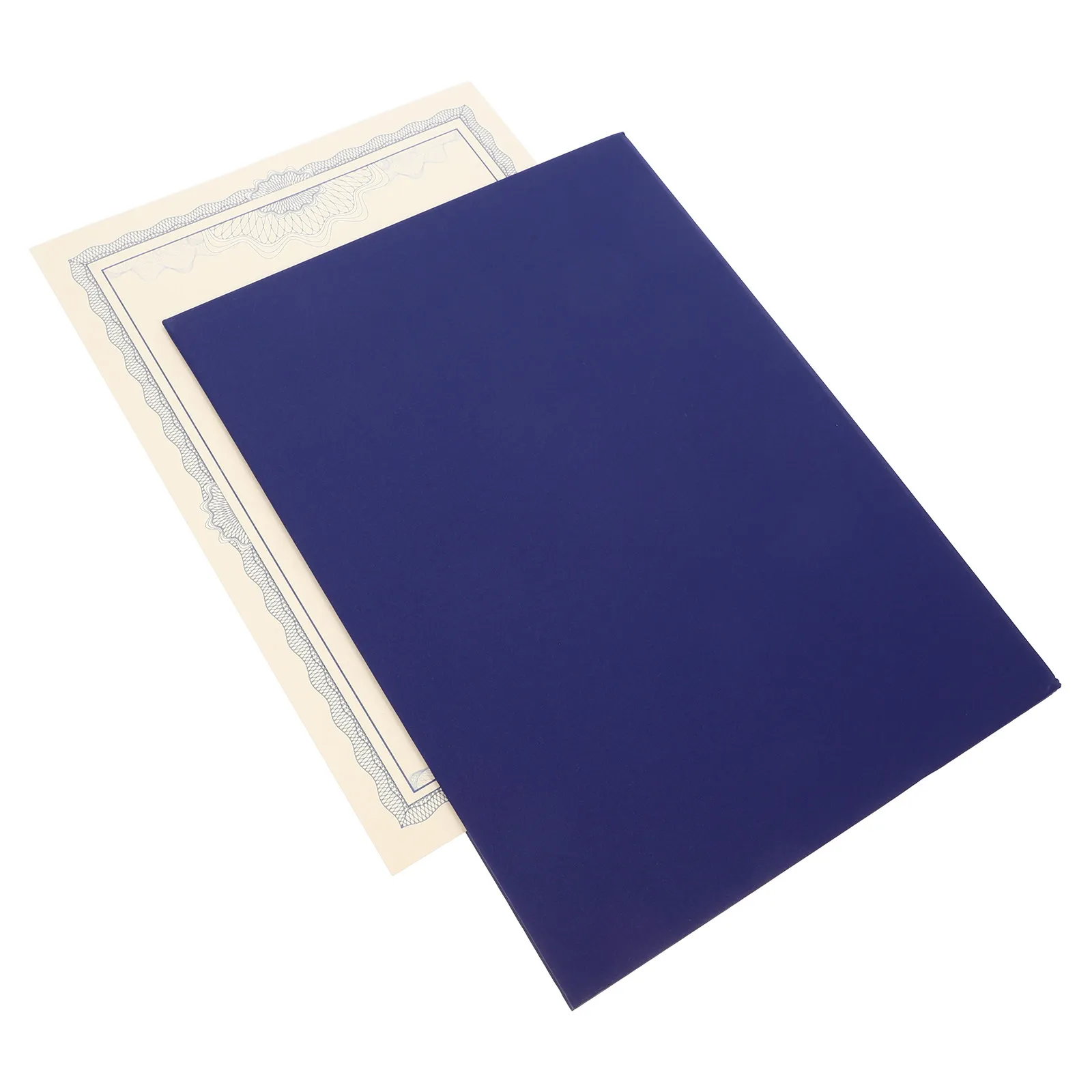 Paper Diploma Certificate Cover Protective Folder Decorative Holder for Award Document Presentation Certificate Holders