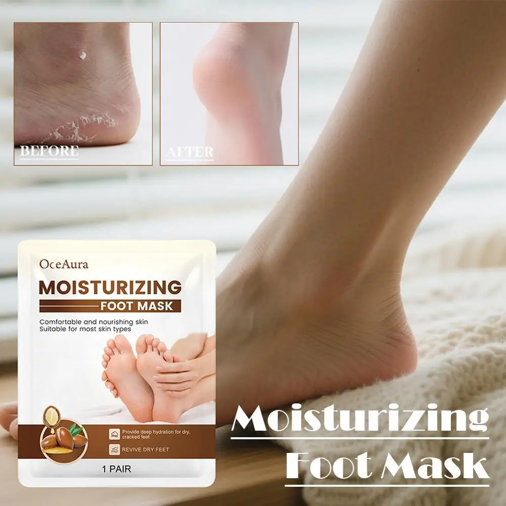 

1bag Exfoliating Feet Mask Exfoliating Foot Peel Mask Socks Pedicure Peeling Dead Skin Remover Feet Mask Peel Moisturizing