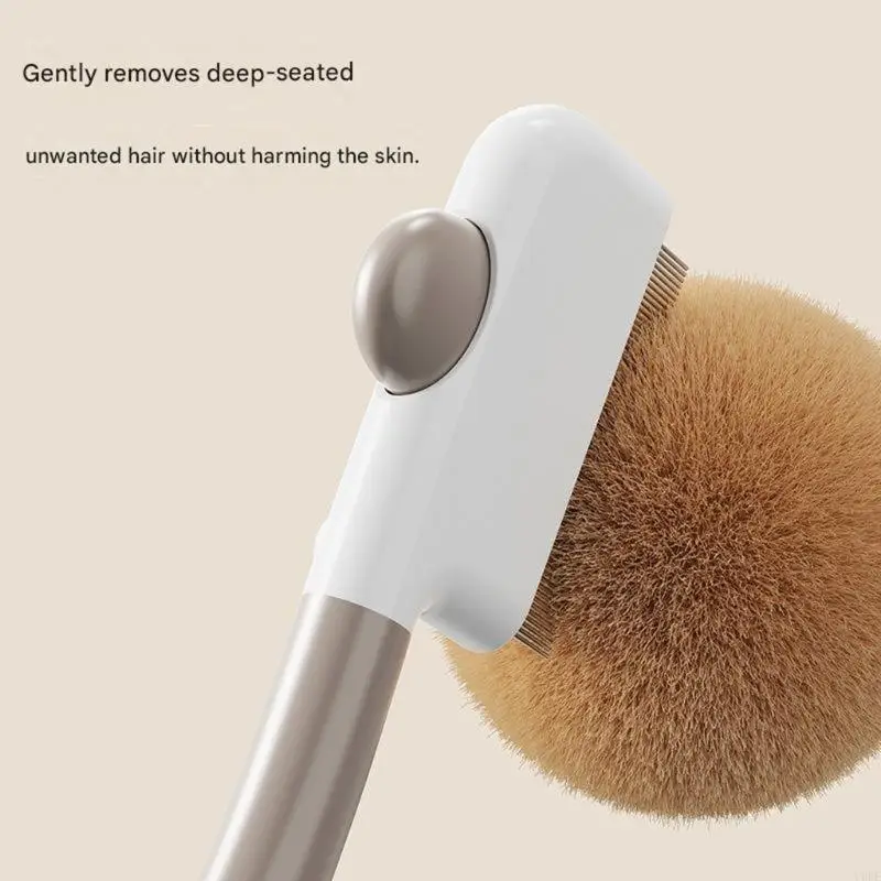   3in1 Pet Grooming Comb For Removing Loose Furs Gentle On Skin Deshedding Comb Perfect For Home and Travel Use
