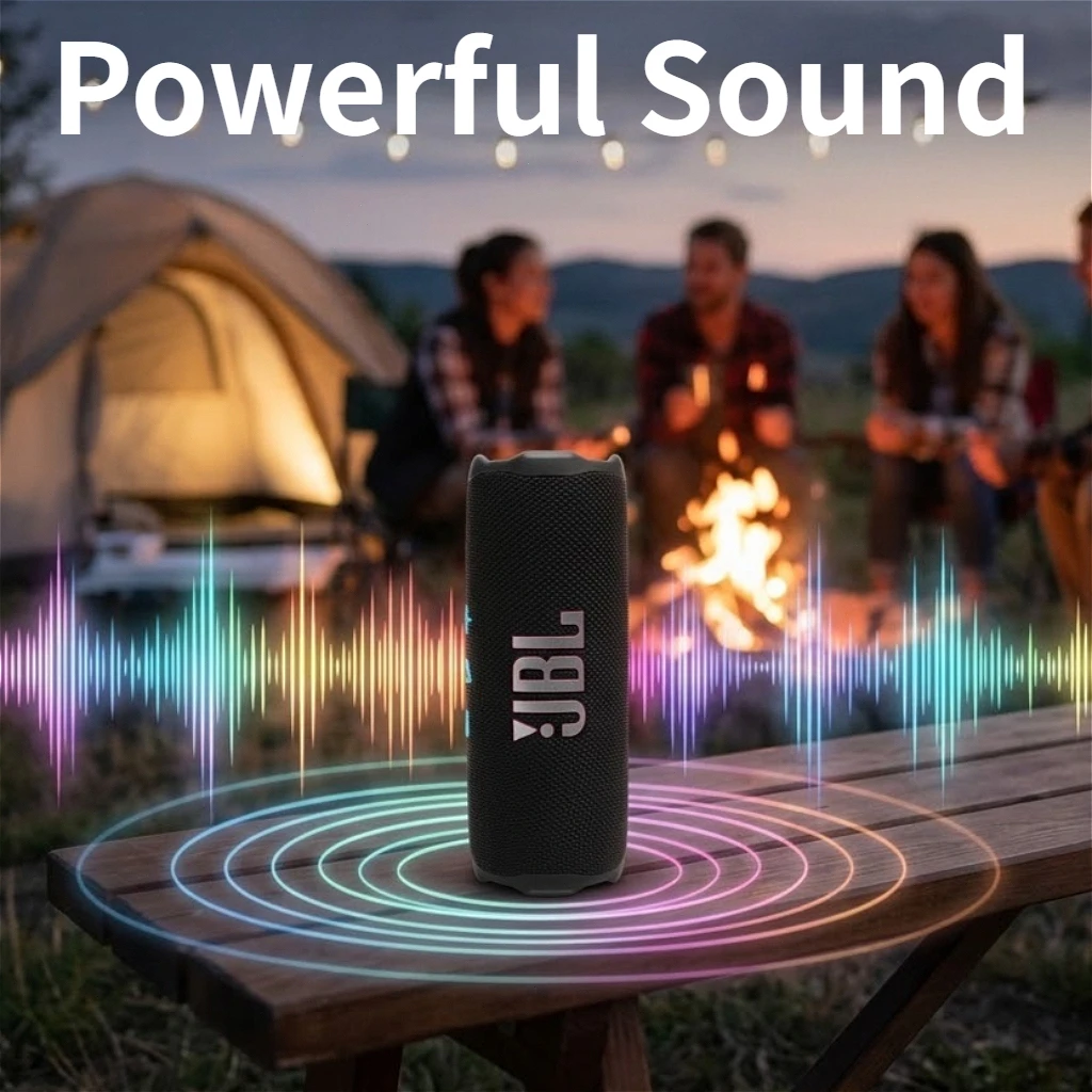 JBL Flip 7 Portable Bluetooth Speaker IP68 Waterproof Powerful Sound 16H Long Playtime Wireless Soundbox for Outdoor Beach Party
