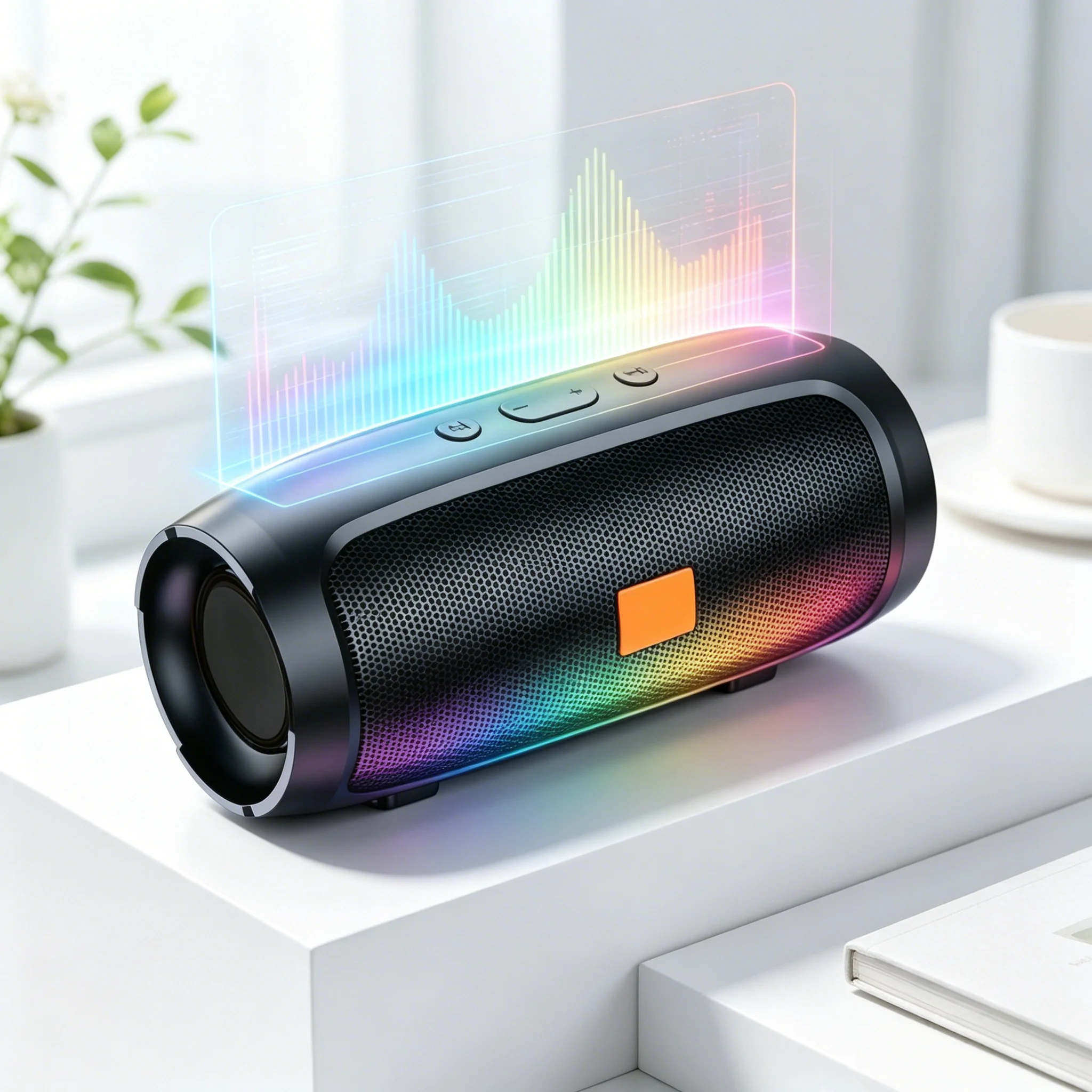 Support FM Radio TF Card Outdoor Stereo Surround Portable Subwoofer Bluetooth Speakers Waterproof Loudspeaker Wireless Sound Box