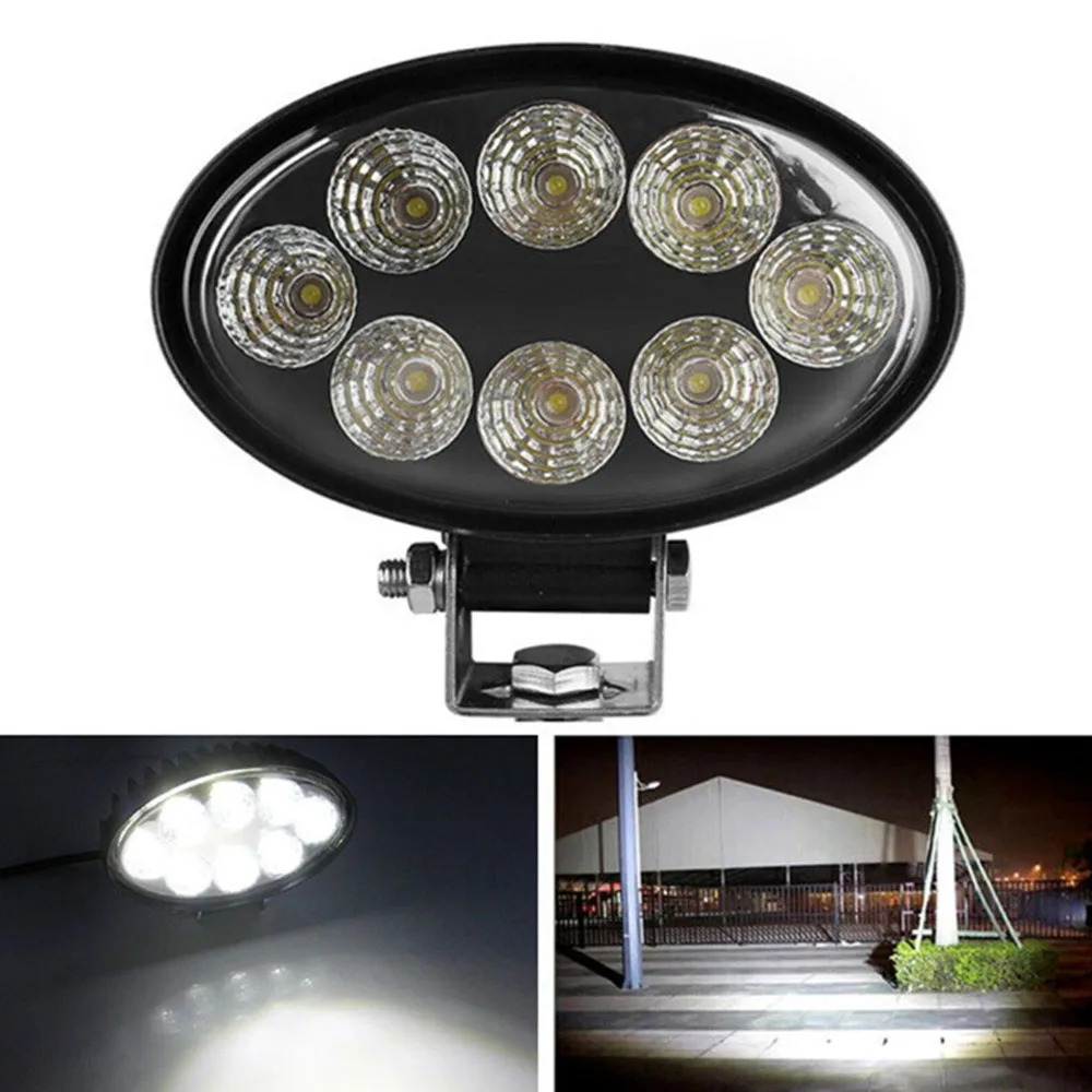 Oval FÜHRTE Arbeit Lampe Nebel Licht 5 zoll 60W Für Lkw OffRoad Traktor Flut Scheinwerfer 9-32V nacht Fahren Lichter Arbeit Licht Off Road – Detail 2