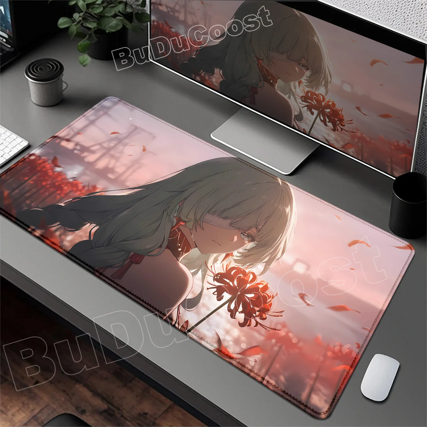 Pretty Wuthering Waves THE SHOREKEEPER Changli Chisa Phrolova Mouse Pad Anime Gaming Mouse Pad Table Pads Rubber Desktop XXL Mat