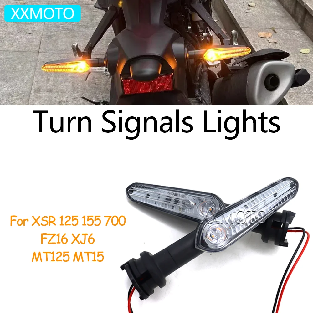 

For YAMAHA XSR125 XSR155 XSR 700 XSR 125 155FZ16 XJ6 MT15 MT 125 15 MT 07 Motorcycle Turn Signals Lights Indicators Blinker Lamp