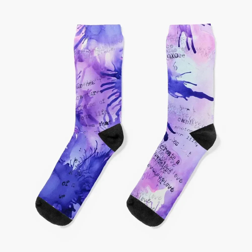 

Together II (happy art) Socks custom sports Hiking boots anti slip football man Socks For Women Men's