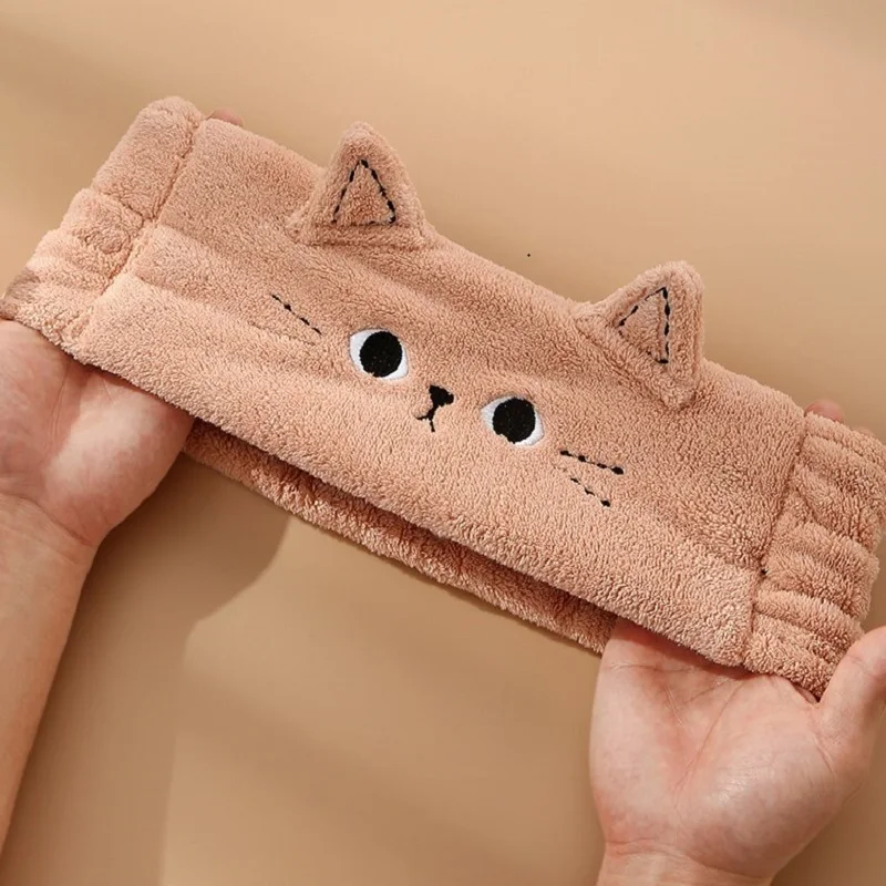 Bandeau artificiel astique pour le Lavage du Visage pour Femme et Fille, Turban en Coton Doux, Accessoires pour Cheveux