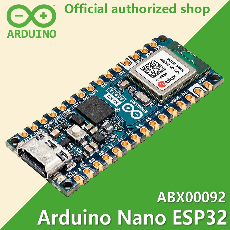 Arduino Nano ESP32 ABX00092 u-blox NORA-W106 ESP32-S3 New original imported from Italy