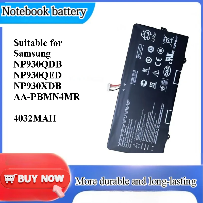 for NP930QDB NP930QED NP930XDB AA-PBMN4MR Laptop Battery Replacement High Capacity Rechargeable Li-ion Power Supply