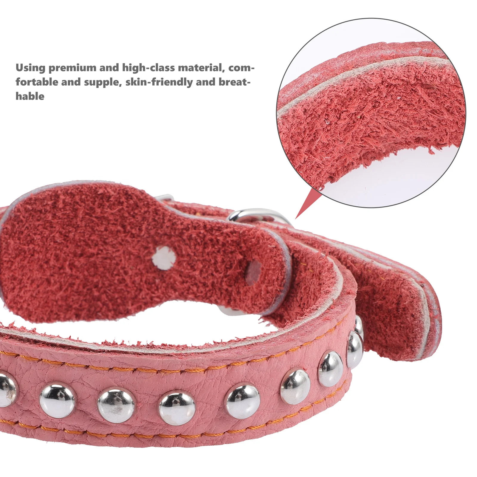 

Pet Collar For Dogs Adjustable Soft Skin-Friendly Breathable Stylish Party Holiday Decor Kitten Collars 8 Weeks Old Large