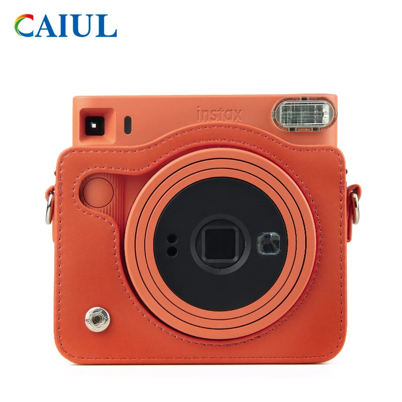 FUJIFILM Instax مربع SQ1 حقيبة كاميرا 4 ألوان خمر بو الجلود حقيبة الكتف حزام الحقيبة تحمل غطاء حماية