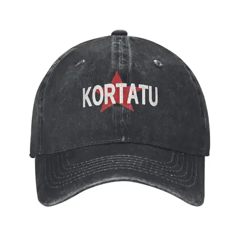 Kortatu Music Band Unisex Baseball Cap  Distressed Denim Washed Caps Hat Vintage Outdoor Running Golf Adjustable Snapback Cap