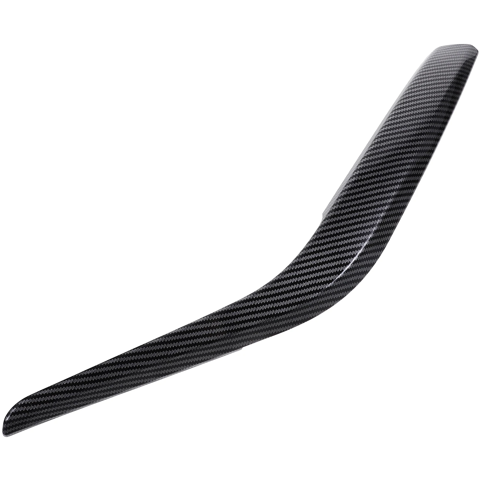 

Carbon Fiber H Cover for E84 2010 2016 Right Rear Black Interior Door Pull H Grab Cover ABS PC Interior