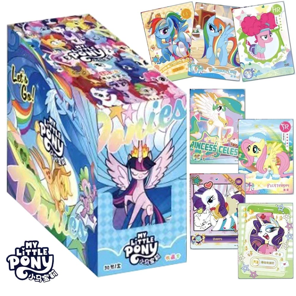 Wholesale My Little Pony Card For Children Fluttershy Applejack Magical Fun Party Rare Limited Game Collection Card Kids Gifts