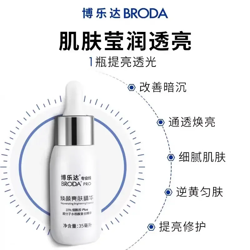 BRODA-Sérum à l'acide salicVAC niacinamide, resurfaçage éclaircissant, pigmentation SAP, blanchissant, soin du visage supramoléculaire, beauté rare