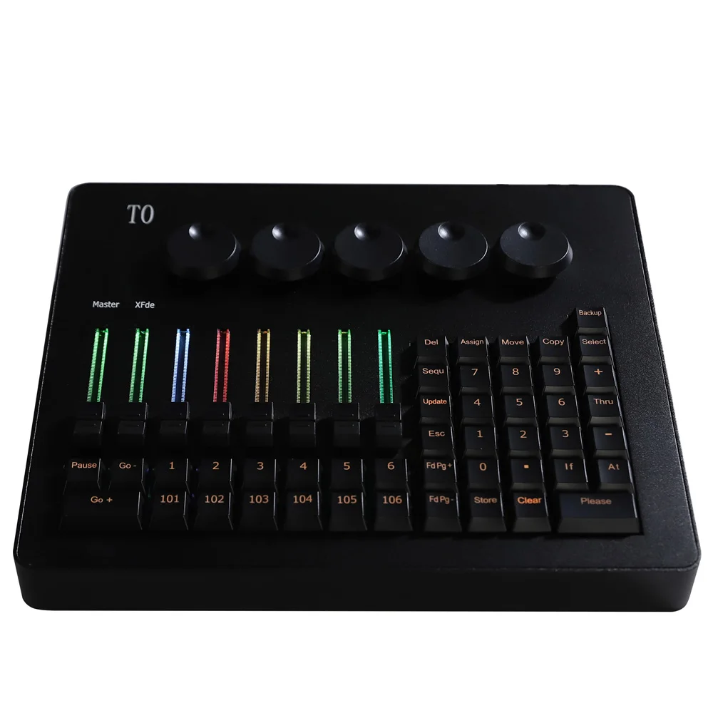 Pro Stage Lighting Controller Equipment Dmx Console for Moving Head Light T0 Dj Disco club Wedding Party Controller