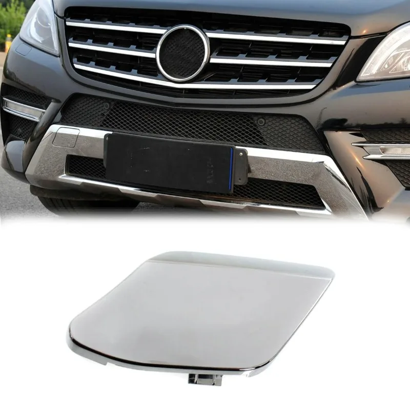 For Mercedes Benz ML-Class W166 ML250 ML350 ML400 ML550 4Matic 2012-2015 Front Bumper Tow Hook Cover Towing Eye Cover Cap