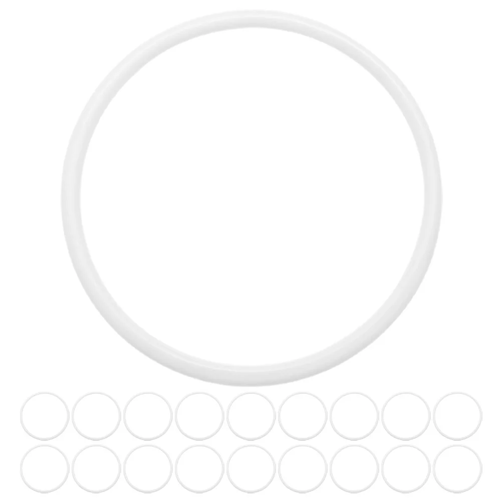 30 Pcs Pink Decor Dream Catcher Accessories Plastic Hoops for Crafts Macrame Wall