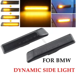 2X Dynamic LED Side Marker Light For BMW E36 1996-1998 X5 E53 1999-2006 Flowing Indicator Turn Signal Lights 12V