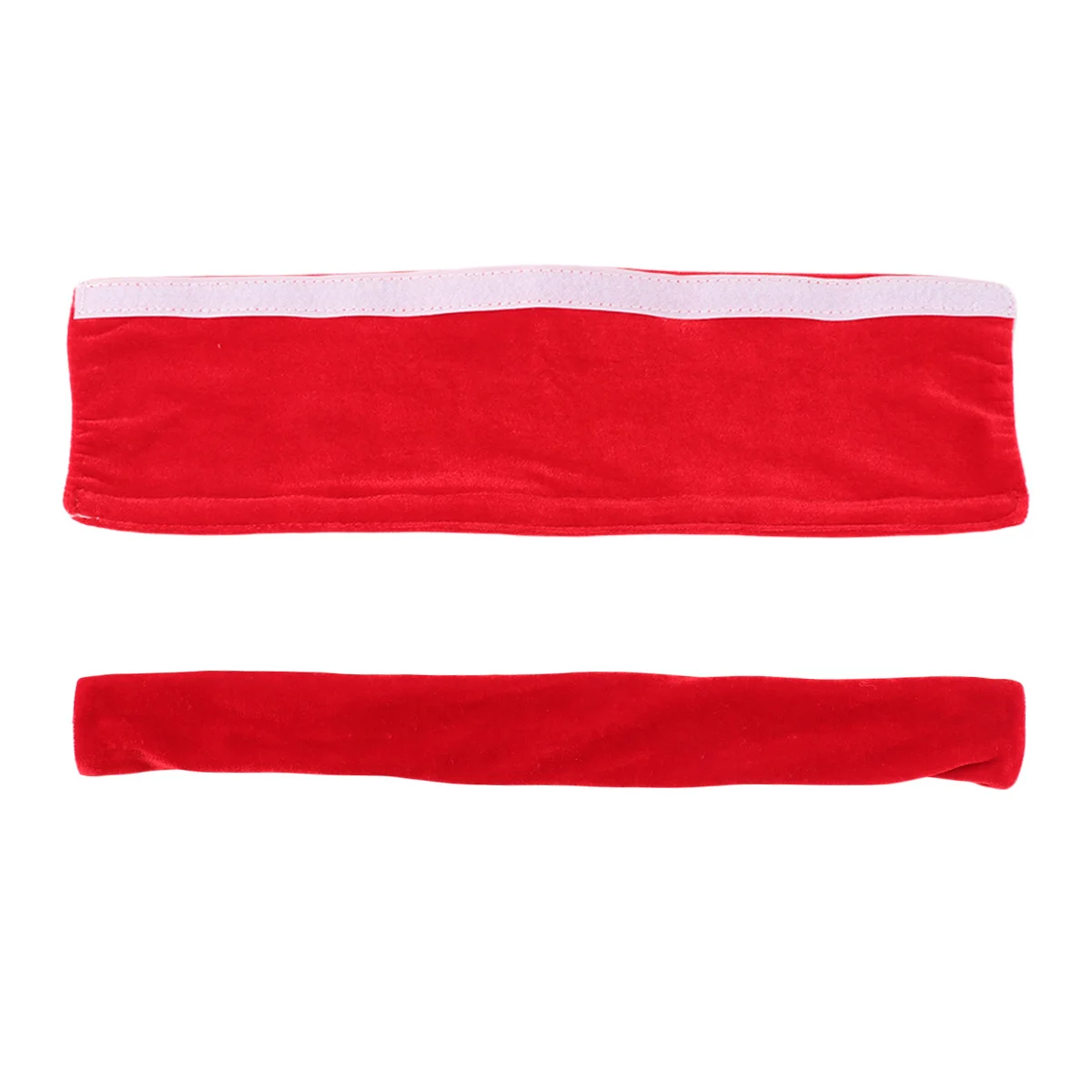 

2Pcs Refrigerator Handle Covers Set Solid Color Door Handle Protector for Fridge Microwave Cabinet Anti-Cold Red