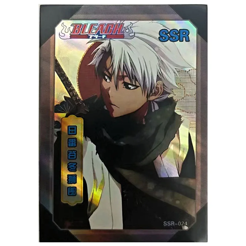 Anime BLEACH Rare SSR Refraction Game Collectible Card Abarai Renji Kurosaki Ichigo Zaraki Kenpachi Toy for boy Birthday Present