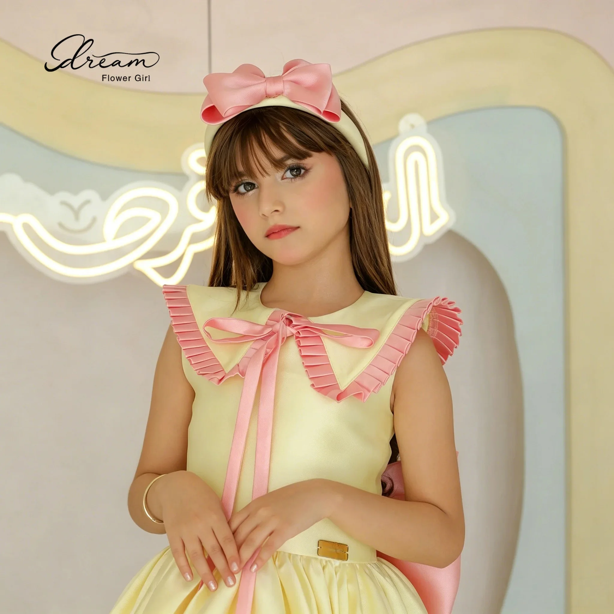 Vestidos de satén amarillo par - Embroidery Yellow Dress reseña y precio