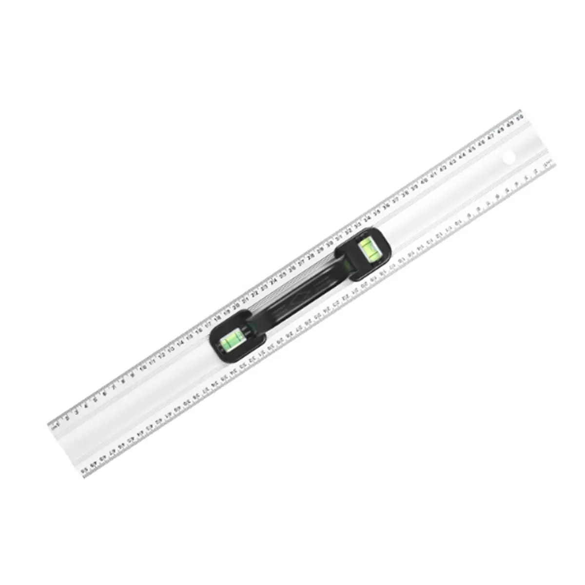 【50% OFF】Aluminum Alloy Ruler with Handle, 60cm Cutting Ruler, Line Drawing Ruler, Safe Centimeter Ruler,Drafting Ruler
