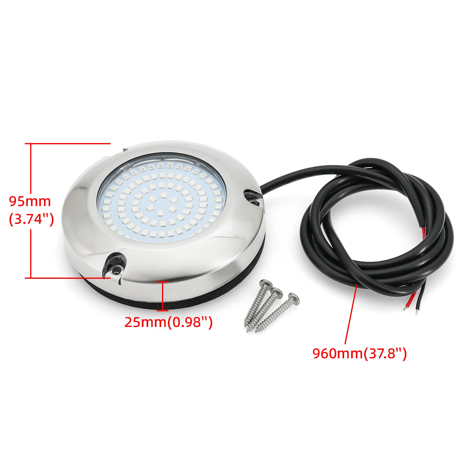 Waterproof IP68 Floating Pool Light Upgraded Swimming Pool Lamp Outdoor Decorative Light Blue LED Floating Garden Pool Light