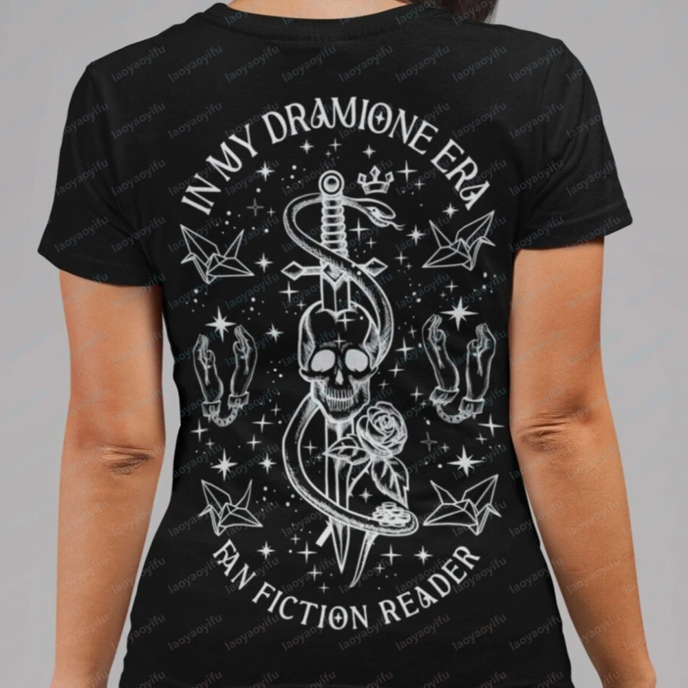 Camiseta Booktok Era Dramione Inspirada en Manacled, Merchandising Literario de Fanfic, Regalo para Amantes de los Libros, Lectoras de Fanfic, Camisetas Gráficas