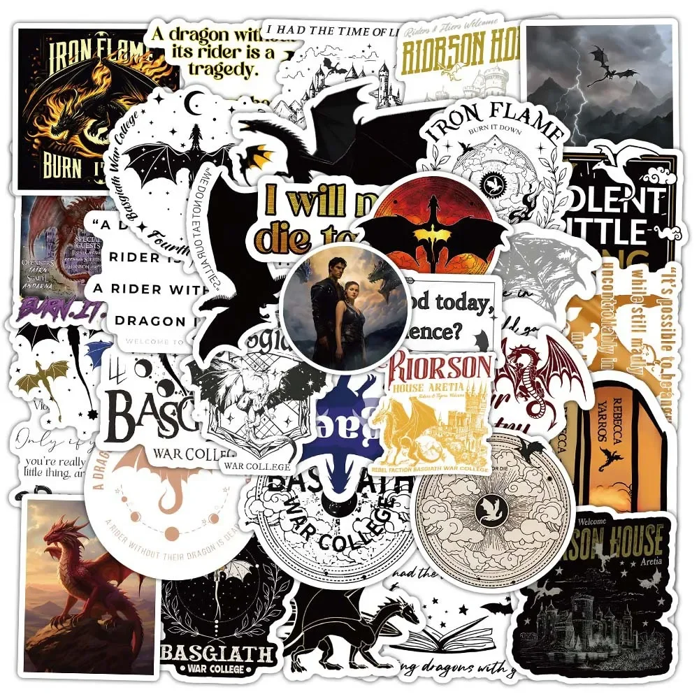 50PCS Vierde Vleugel Cartoon Stickers Pterosauriër Stickers DIY Bagage Laptop Telefoon Gitaar Auto Fiets Skateboard Decals Kinderen Speelgoed