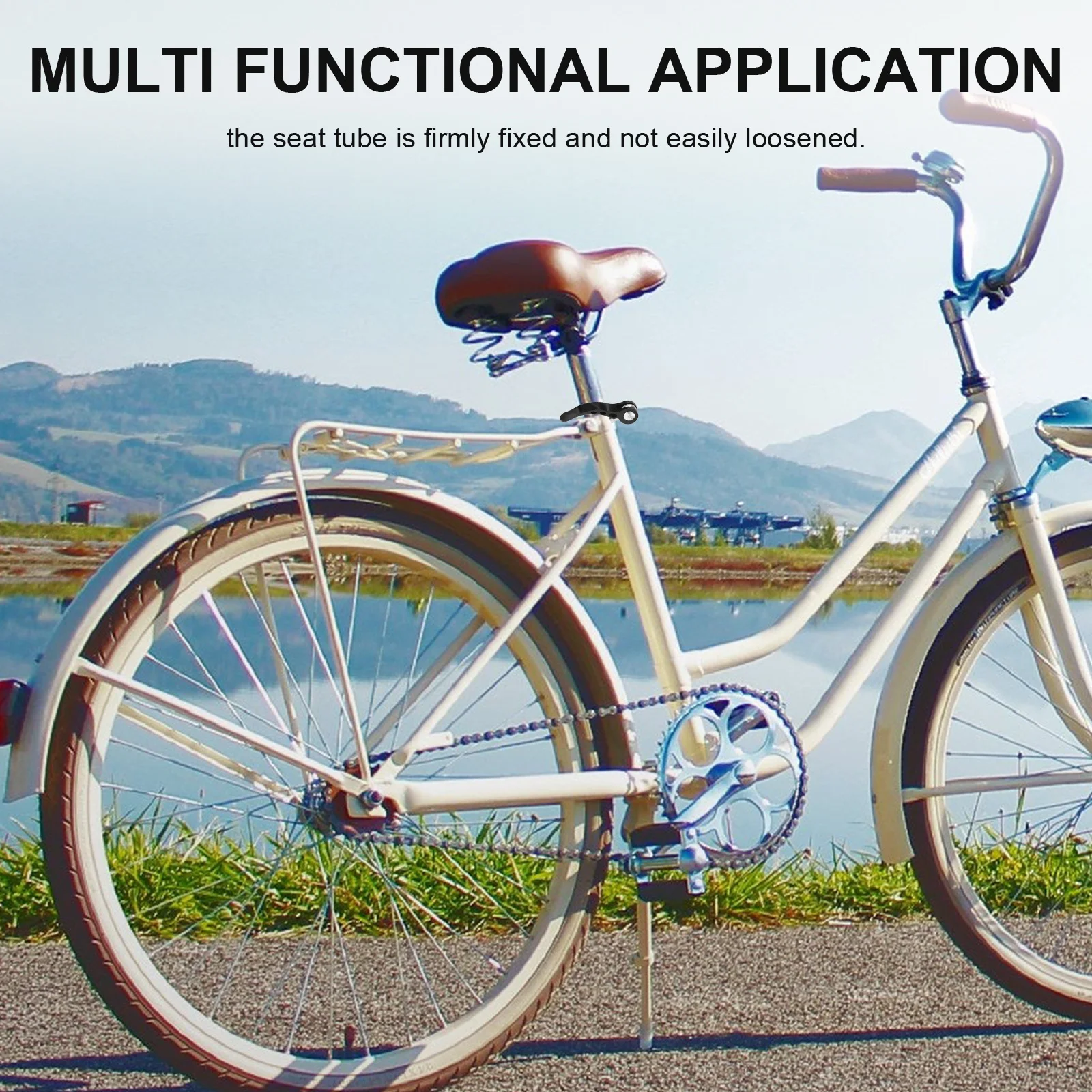 2 قطعة الإفراج السريع الترباس نوع Seatpost المشبك دراجة من سبيكة الألومنيوم مقعد آخر طوق للدراجات قابلة للطي مستقرة سهلة التركيب لا #4