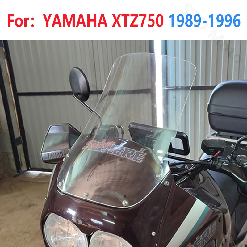 

Windshield For Yamaha XTZ750 XTZ 750 Super Tenere Tall Screen 1989-1996 Motorcycle Accessories Windscreens Wind Deflectors Clear