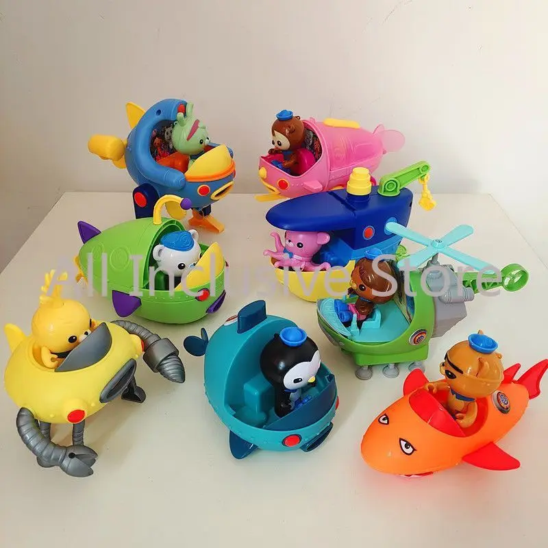 New TV Cartoon Octonauts Underwater Column Toy Ornament Octopus