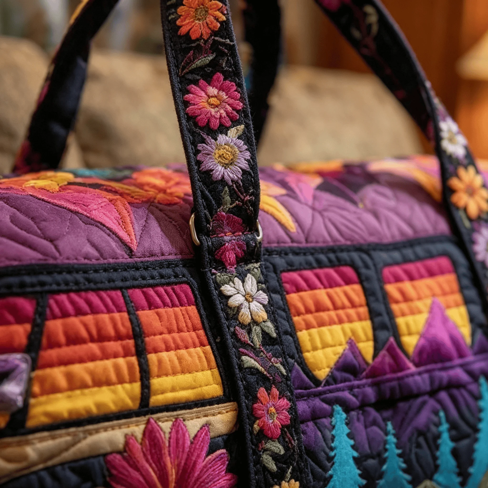 Vintage Bohemian Duffel Bag 5