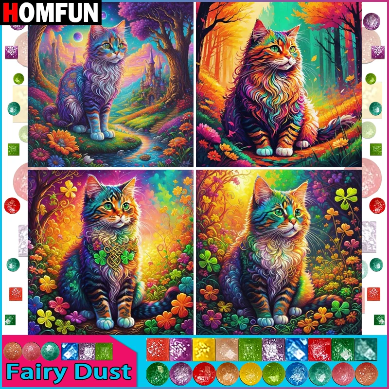 HOMFUN Fairy Dust Diamond Painting Cross Stitch 