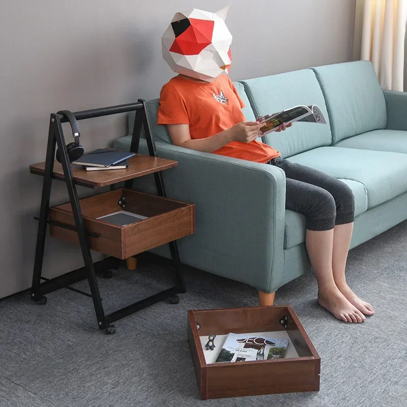 Mobile Coffee Table Side Cabinet File Cabinet