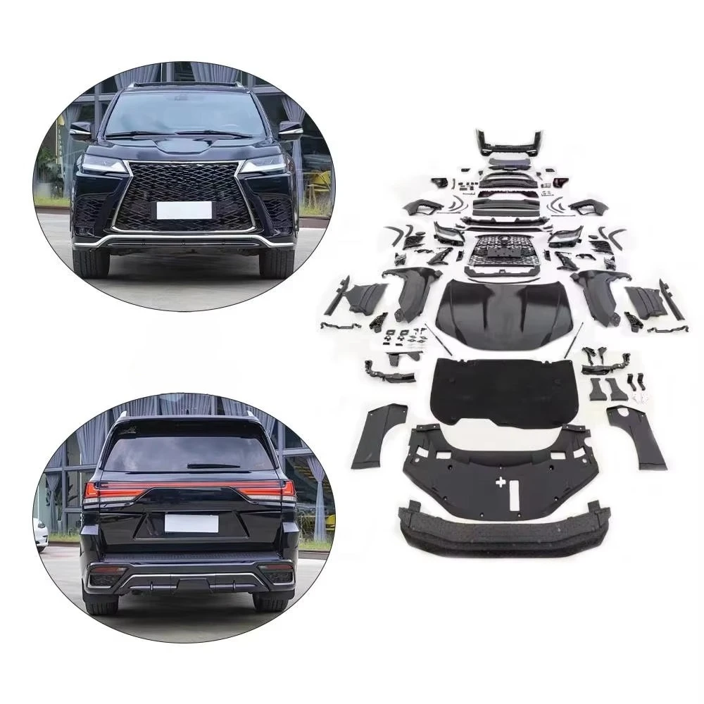 FOR LEXUS LX570 2015-2022 Upgrade to LX600 2023 Front and Rear Bumper Body Kit Brand New 1:1 Bodykit