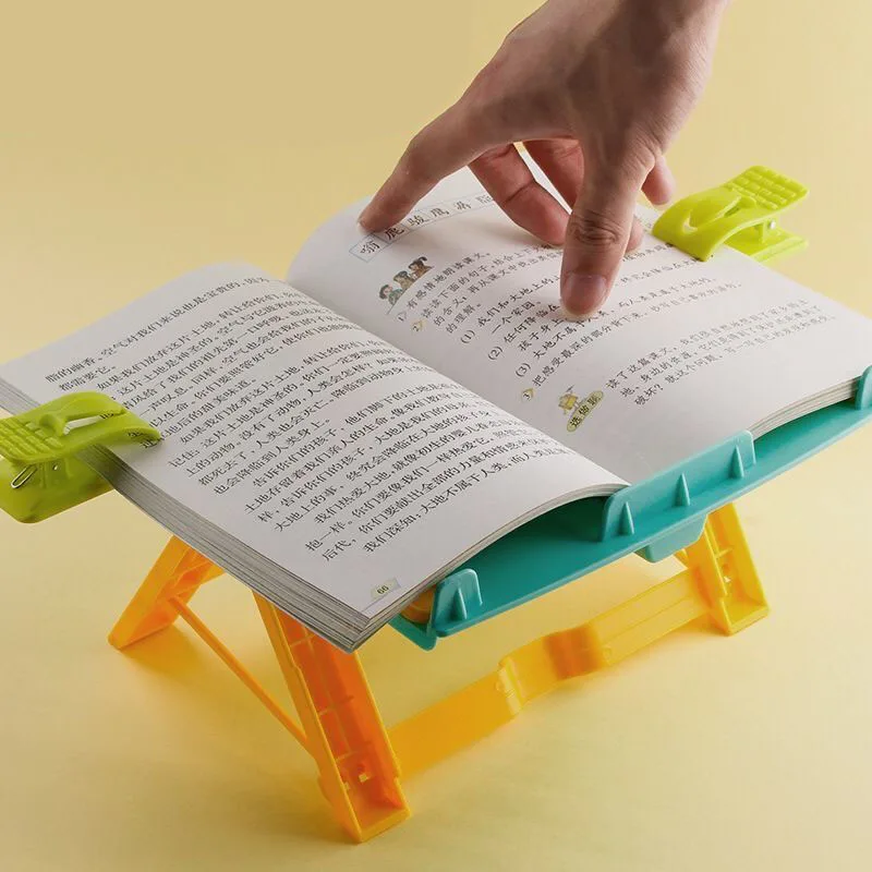 Foldable Book Stand Holder Portable Bookends bookstand Reading Support for Student Children Writing Bracket Office Accessories