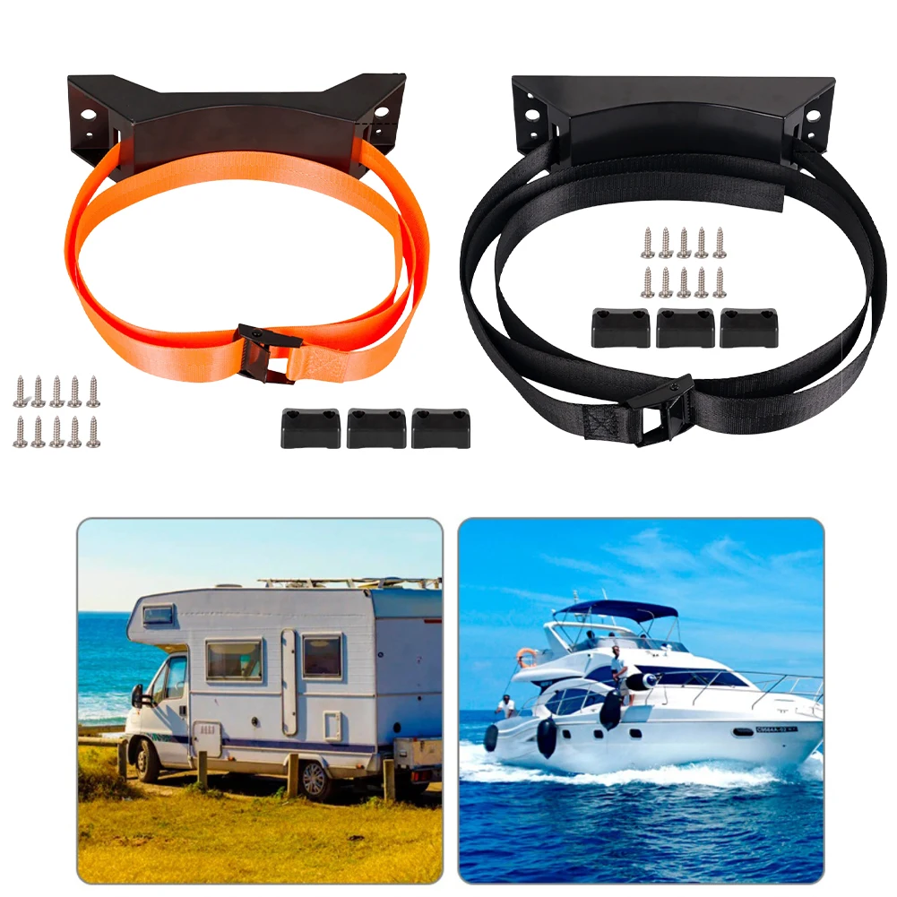 

Крепежный ремень для газового баллона автомобиля, грузовой фиксатор, нейлоновый ремень, кронштейн для автомобильного ремня, антивибрационный крепежный кронштейн для автофургонов и яхт
