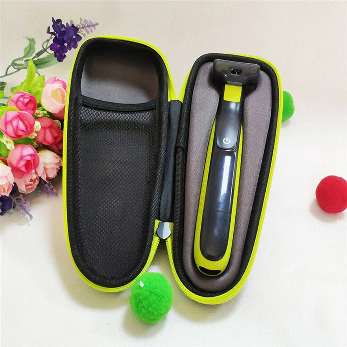 Travel Shaver Storage Box Razor Bag Case Kit for One Blade Philips QP2530 QP2520