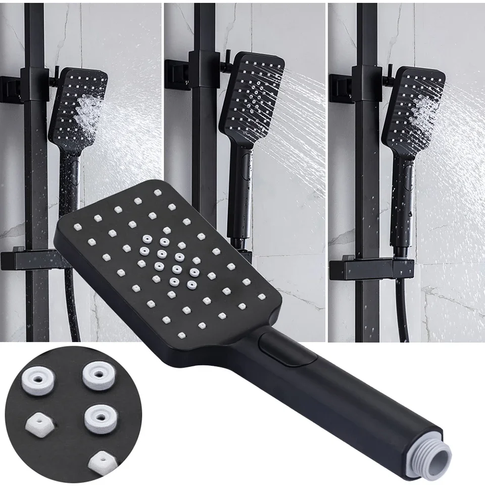 Sistema de ducha de baño Digital frío y caliente, cabezal de ducha de lluvia de 12 pulgadas, grifos de baño de cobre, juego de ducha Digital termostática