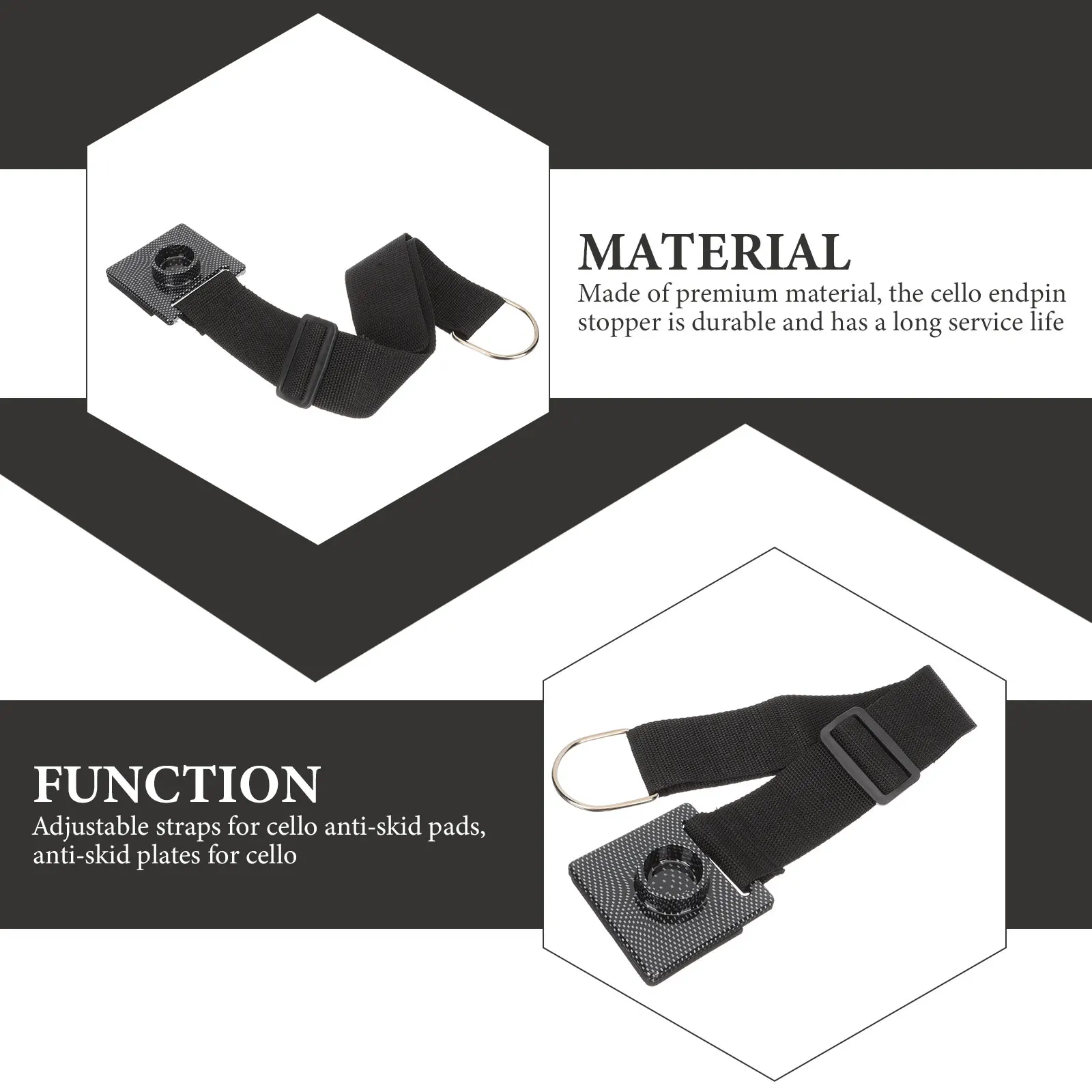 

Adjustable Cello Endpin Stopper Thick Sponge Non-Slip Anchor Durable Holder Anti-Skid Mat for Floor Protection