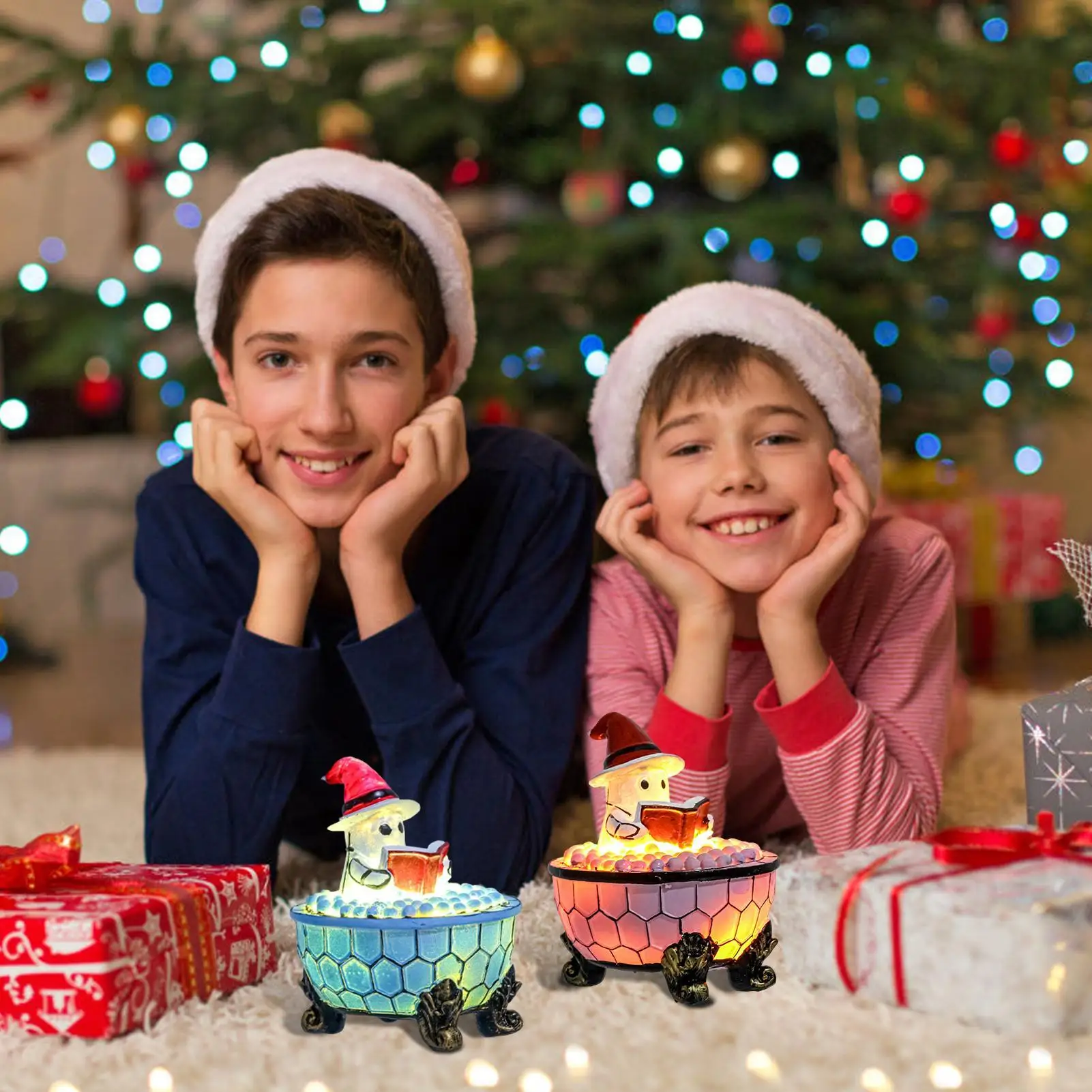 ゴーストライト浴槽読書本装飾置物ゴーストナイトライト通路寝室キッチンオフィスホームハウスウィンドウ用